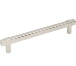 Jeffrey Alexander 293-160NI 7 1/2" Polished Nickel Square Zane Cabinet Pull New. Fixed Price $18.00.