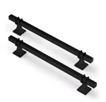 Lepatape Pack Matte Black Cabinet Pulls 10" Length 7.56" Centers Modern Zinc. Fixed Price $14.99.