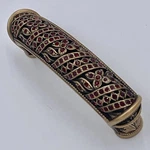 Edgar Berebi 3 Hampton Drawer Pull Cabinet Handle 7792 Museum Gold Siam Crystal. Fixed Price $79.99.
