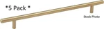 Pack Amerock Cabinet Pull Golden Champagne 10-1/16" (256 Mm) Center To. Fixed Price $34.99.