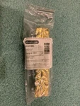 Lot Of Four, Amerock (128 Mm; 5-1/16" C) Cab. Pull (BP1003128BGL), Br. Gold. Fixed Price $35.00.