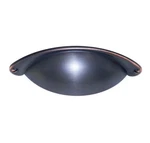 Amerock Essential'z Oil Rubbed Bronze 1/2" Ctr. Drawer Cup Pull BP9365ORB. Fixed Price $14.99.