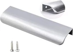 25-PACK Finger Pull Handle Edge Door Brushed Nickel. Fixed Price $74.51.