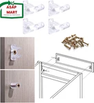 False Front Cabinet Clips, Hosrnovo 4 Pairs With Screws Reinforced Sink Tip-out. Fixed Price $11.28.