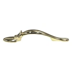 Amerock BP76271-3 Bright Brass Mock Latch 3"CC Cabinet Arch Pull Allison. Fixed Price $7.40.