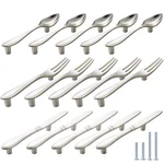 Cendgood Cabinet Door Pulls Tableware Handles Spoon Knife Fork Shape Kitchen .... Fixed Price $50.77.