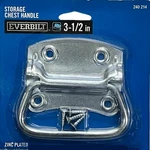Everbilt 3-1/2 In. Center-to-center Zinc-plated Storage Chest Handle 15135. Fixed Price $9.95.