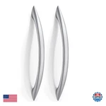 L&lonpa 30 Pack Matt Chrome Cabinet HANDLES-5 INCH/128MM Screw Spacing Arch Draw. Fixed Price $74.63.