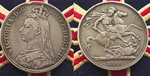1888 Victorian Crown Solid Silver Antique Coin Jack The Ripper London Nice Tone. Fixed Price $402.98.