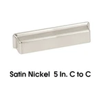 Alno Millennium 5" To Modern Square Solid Brass Cabinet Cup Pull A952-SN. Fixed Price $24.50.