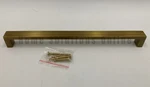 Pottery Barn Frances Drawer Pull Tumbled Brass 10" #9086D. Fixed Price $23.86.