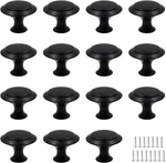 Biaungdo 15 Pack 1INCH Flat Black Kitchen Cabinet Knobs Drawer Dresser Handles. Fixed Price $10.99.