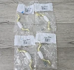 Amerock Allison Polished Brass & White Ceramic 3" Ctr. Cabinet Pull 263WPB - 4PC. Fixed Price $24.99.