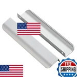 Ravinte 10-PACK 160MM 6.25" Hole Ctr Silver Edge Finger Pulls For Cabinets. Fixed Price $46.39.