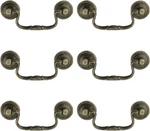 6 Pcs Antique Bail Handle Drop Pulls Vintage Bronze Drawer Cabinet. Fixed Price $31.47.