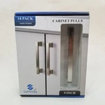 Sapphire 5 Inch Cabinet Pulls Satin Nickel Made Of Zinc Pack 10 New Box.. Fixed Price $26.59.