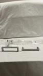 Set Of 2 Liberty Modern Square Bar Pull Handles 3-3/4 Satin Nickel Cabinet. Fixed Price $16.00.