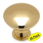 *25 Pack* Cosmas Cabinet Hardware Polished Brass Round Knob #5305PB. Fixed Price $27.23.