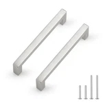 Probrico 25 Pack Hole Centers Inch Brushed Nickel Kitchen Cabinet Pulls,square. Fixed Price $74.66.