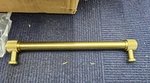 (qty 10) Amerock BP37746BBZ Faraday Knurled Bar Cabinet Pull 7-9/16" Golden. Fixed Price $132.99.
