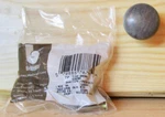 Six Belwith PA1218-BOA Blonde Antique Rustic Mushroom Knob 1/4" Diameter. Fixed Price $15.00.