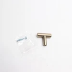 Liberty Modern Cabinet T-knob Steel Bar Champagne Bronze 1-5/8" P01025CCZCP. Fixed Price $28.38.