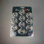 Allison Satin Nickel Swirl Cabinet Drawer Knobs Hardware Set 10 Screws New. Fixed Price $18.99.