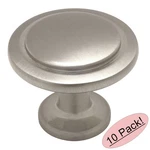 *10 Pack* Cosmas Cabinet Hardware Satin Nickel Round Knobs #5560SN. Fixed Price $10.89.