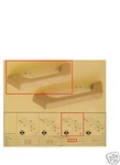 Hafele #193.10.411 Wood Pull, Unfinished Oak, 96MM C-c. Fixed Price $14.85.