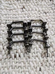 Pottery Barn Ella Thin Drawer Pull 3" Antique Bronze Finish -lot Of 8. Fixed Price $65.00.