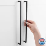 Askano 5-PACK 12.6" Black Square Cabinet Pull Handles ZP2401. Fixed Price $56.79.