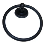 Ancient Treasures Rustic Hammered 1/2" Bath Towel Ring Oil-rubbed Bronze B7604. Fixed Price $21.80.