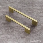 Alzassbg 10X Brushed Gold 3.75IN Cabinet Pulls Rectangle Handles Kitchen Drawer. Fixed Price $27.20.