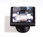 Alno C212-CLR/BRZ Square Swarovski Crystal 1/4" Knob Bronze. Fixed Price $24.99.