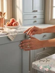 Gliderite 10-PACK 1-1/8 In. Weathered Nickel Square Cabinet Knobs. Fixed Price $27.00.