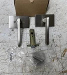 Emtek Door Knob Model 5212 Satin Nickel Finish New Open Box. Fixed Price $24.99.