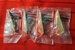 Nos Baldwin 0465-030 Solid Brass Edge Door Pulls W/ Screws & Box. Fixed Price $23.99.