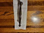 (2) Top Knobs M1938 Chrome Edwardian 3-3/4" Center Handle Cabinet Pull. Fixed Price $25.00.