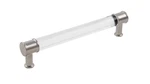 Hickory Hardware P3702-CASN Midway 6-5/16" Crysacrylic W/ Satin Nickel Pull. Fixed Price $40.87.