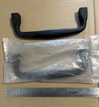 (2) Acorn Forged Iron Irqbp Door Pulls Black Matte 10" X 1" Square End. Fixed Price $129.99.
