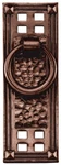 Emtek 86042 Hammered Vertical Ring 1-1/2" Center To Bronze. Fixed Price $30.40.