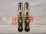 Heavy Duty Amerock BP-177C-AE Brass Drawer Pull Handles Lot Of 2 Nos. Fixed Price $32.06.