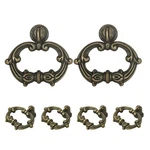 Zernmiarder 6PCS Bronze Drop Ring Drawer Pulls, Small Oval,. Fixed Price $13.93.