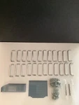 Silverline 24 Set 3-3/4 Inch Hole Center Polished Chrome Cabinet Pulls. Fixed Price $8.00.