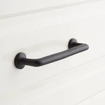 4" Solid Brass Cabinet Pull - Matte/satin Black. Fixed Price $24.00.