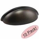 *10 Pack* Cosmas Oil Rubbed Bronze Cabinet Hardware Cup Pulls #783ORB. Fixed Price $26.50.