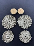 Starburst Brass Flower Cabinet Knob Drawer Pull Atomic Mid Century Modern Deco. Fixed Price $39.99.