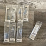 Lot Of 8: Jeffrey Alexander Satin Nickel Cabinet Pull Handles 5" Centers. Fixed Price $50.15.