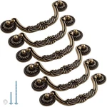 6PCS Antique Bronze Drop Bail Pulls,vintage Carved Cabinet HANDLES,5.0".... Fixed Price $24.67.