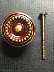 4 Vtg Brass Louis Xvi Style Mushroom Cabinet Knob Bosetti Marella Italy Antiqued. Fixed Price $39.95.